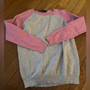Toobydoo size 8 pink grey sweater brand new